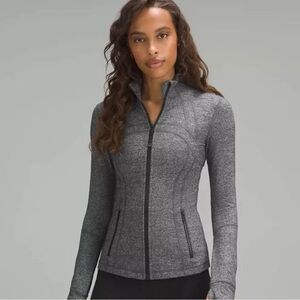 Lululemon Define Jacket Luon Heathered Grey Full Zip | Size 6